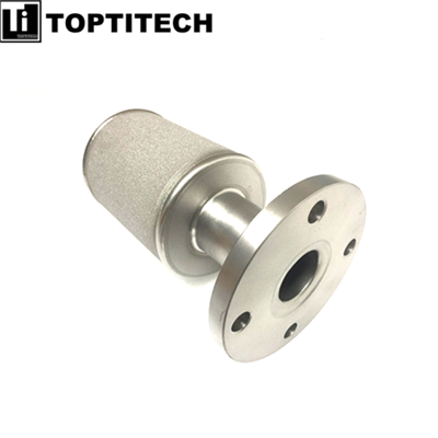 Filter element od sinterovanog titanijumskog praha