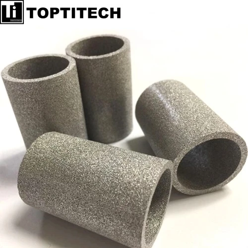 Sintered porous titanium filter tube02 Sintered porous titanium filter tube02